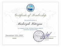 Certificate of Membership